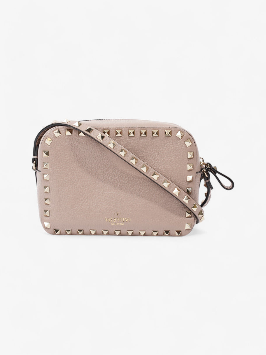 Valentino Rockstud Crossbody Light Rose Beige Calfskin Leather Image 1
