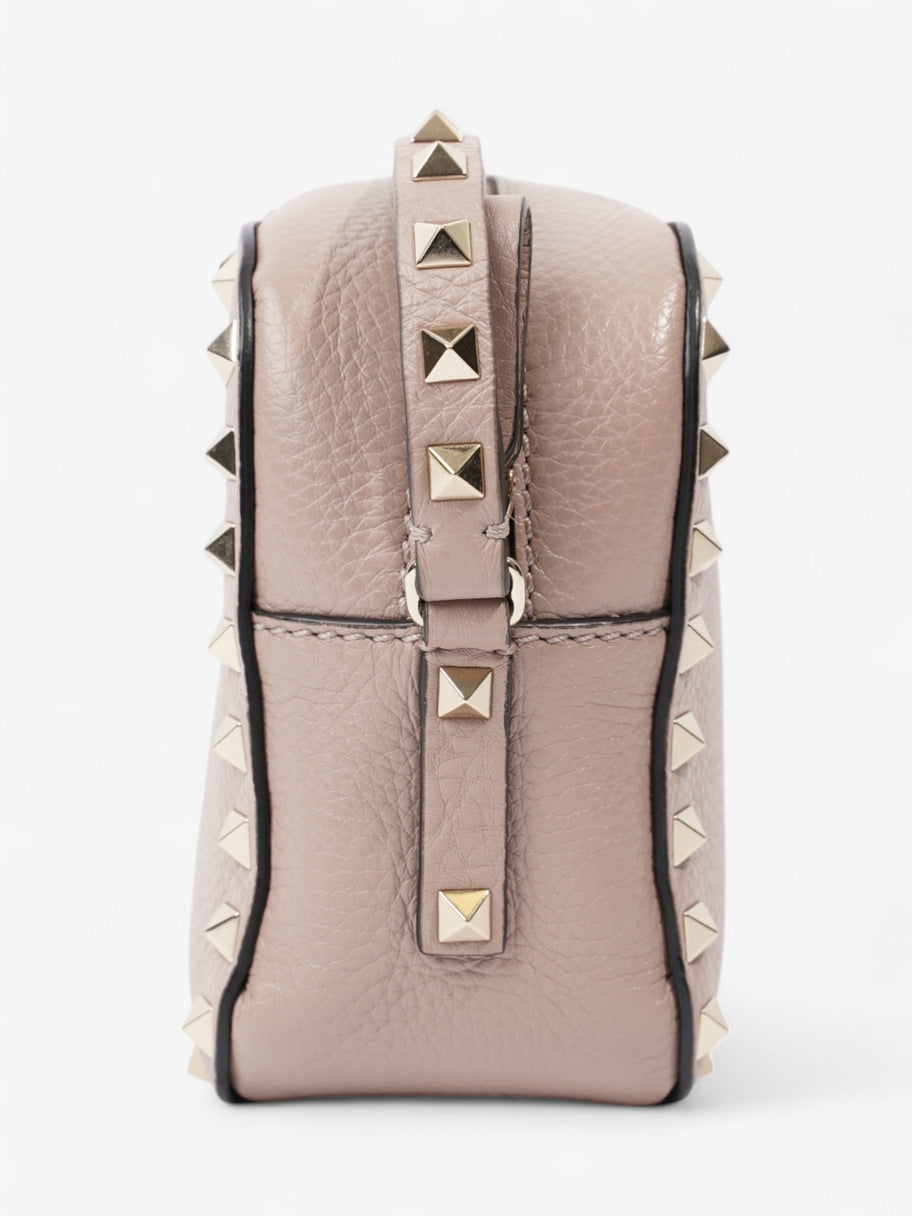 Valentino Rockstud Crossbody Light Rose Beige Calfskin Leather Image 3