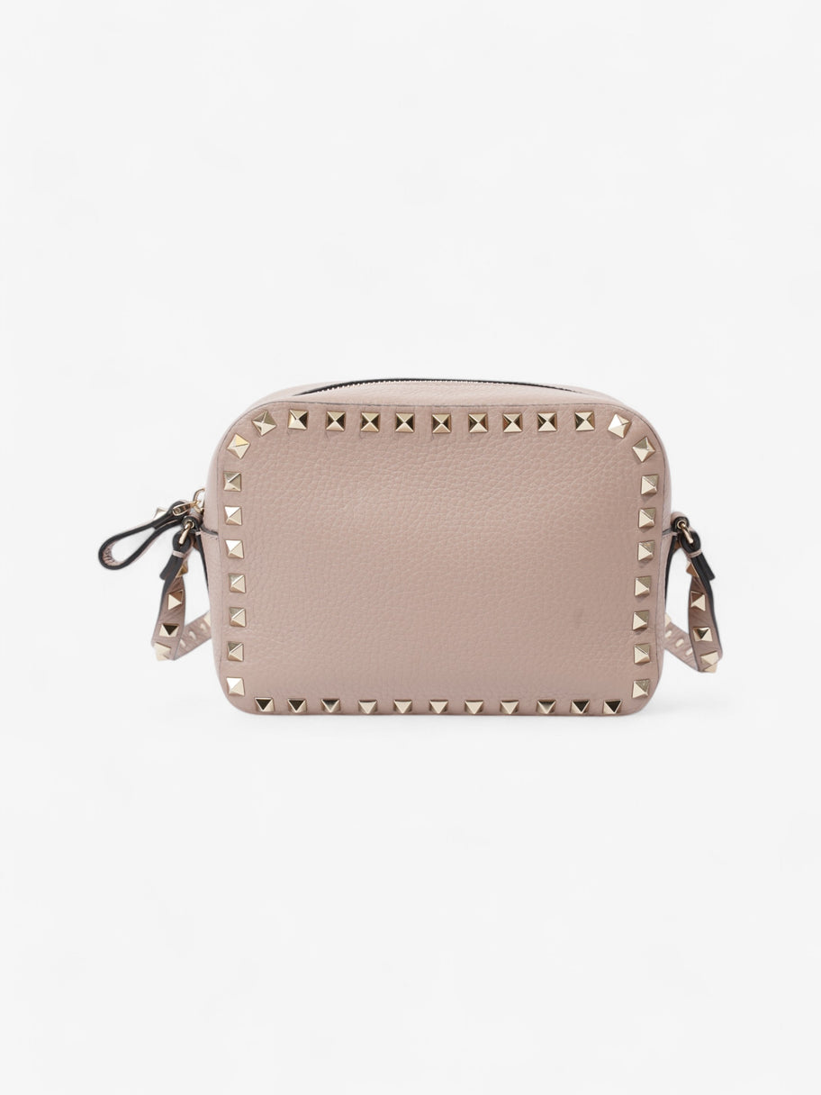Valentino Rockstud Crossbody Light Rose Beige Calfskin Leather Image 4
