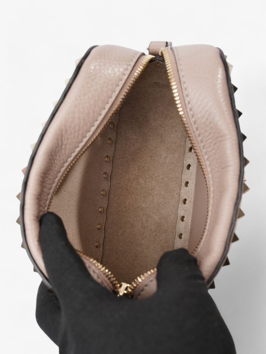 Valentino Rockstud Crossbody Light Rose Beige Calfskin Leather Image 8