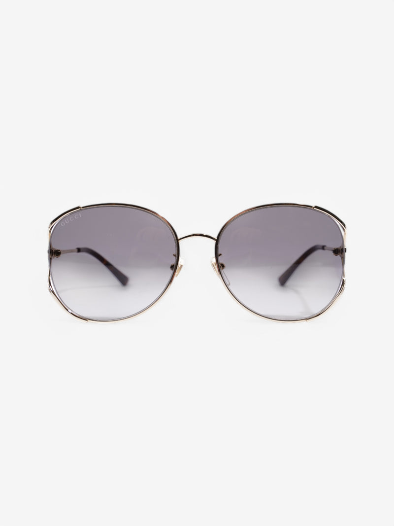  Gucci Sunglasses Brown Plastic