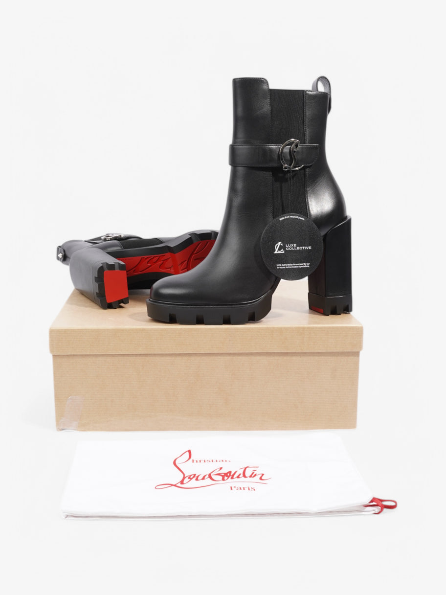 Christian Louboutin Chelsea Lug Boots 100 Black Leather EU 41 UK 8 Image 10