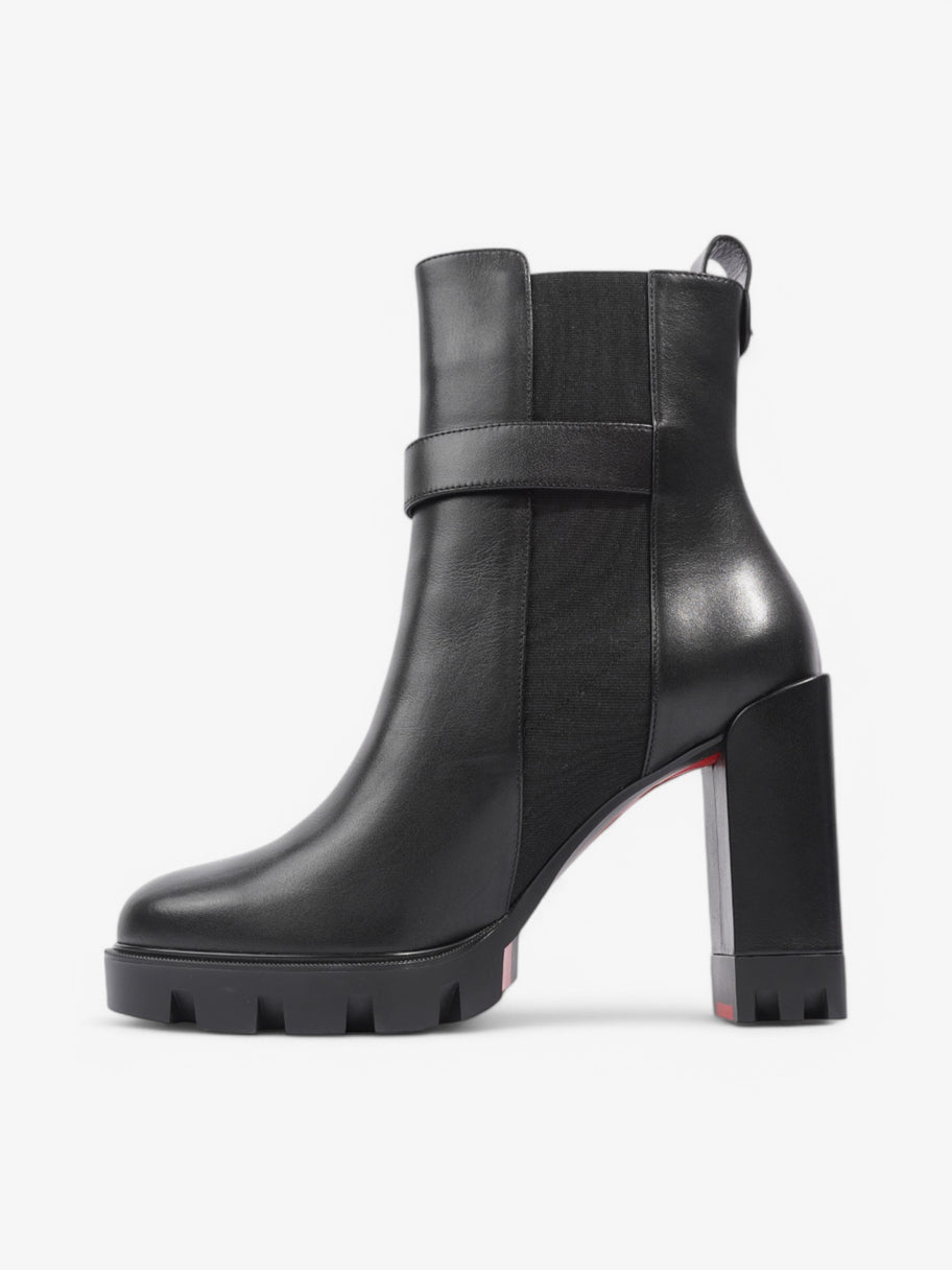 Christian Louboutin Chelsea Lug Boots 100 Black Leather EU 41 UK 8 Image 3