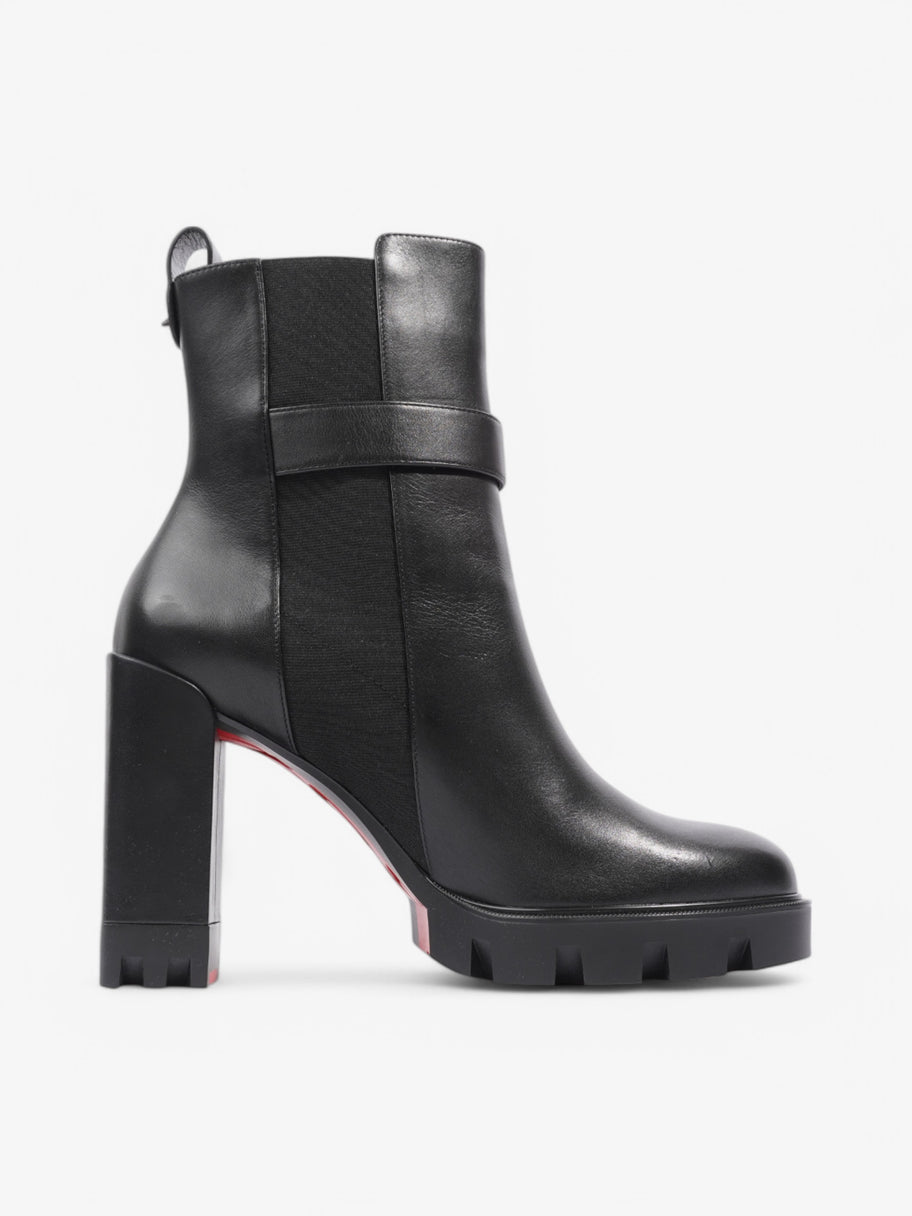 Christian Louboutin Chelsea Lug Boots 100 Black Leather EU 41 UK 8 Image 4