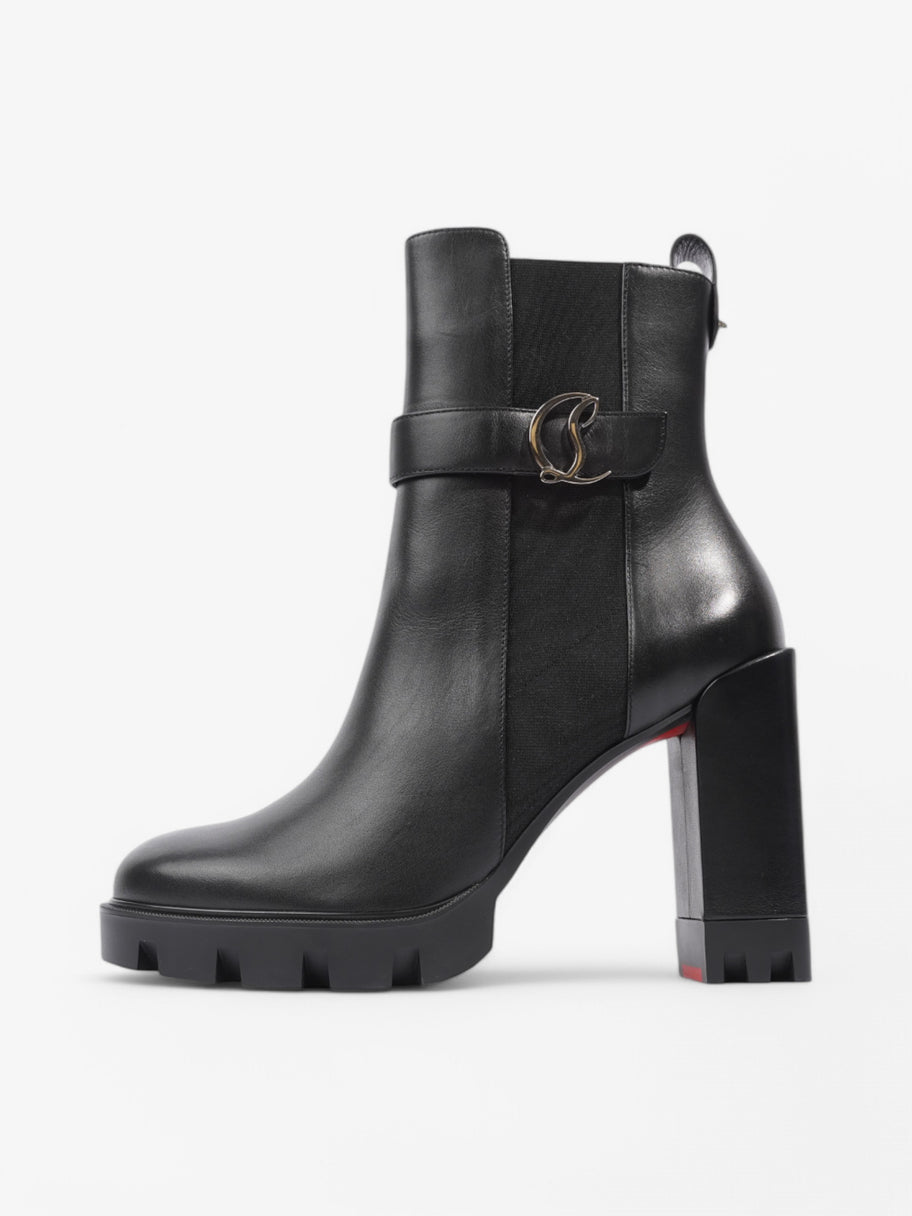 Christian Louboutin Chelsea Lug Boots 100 Black Leather EU 41 UK 8 Image 5