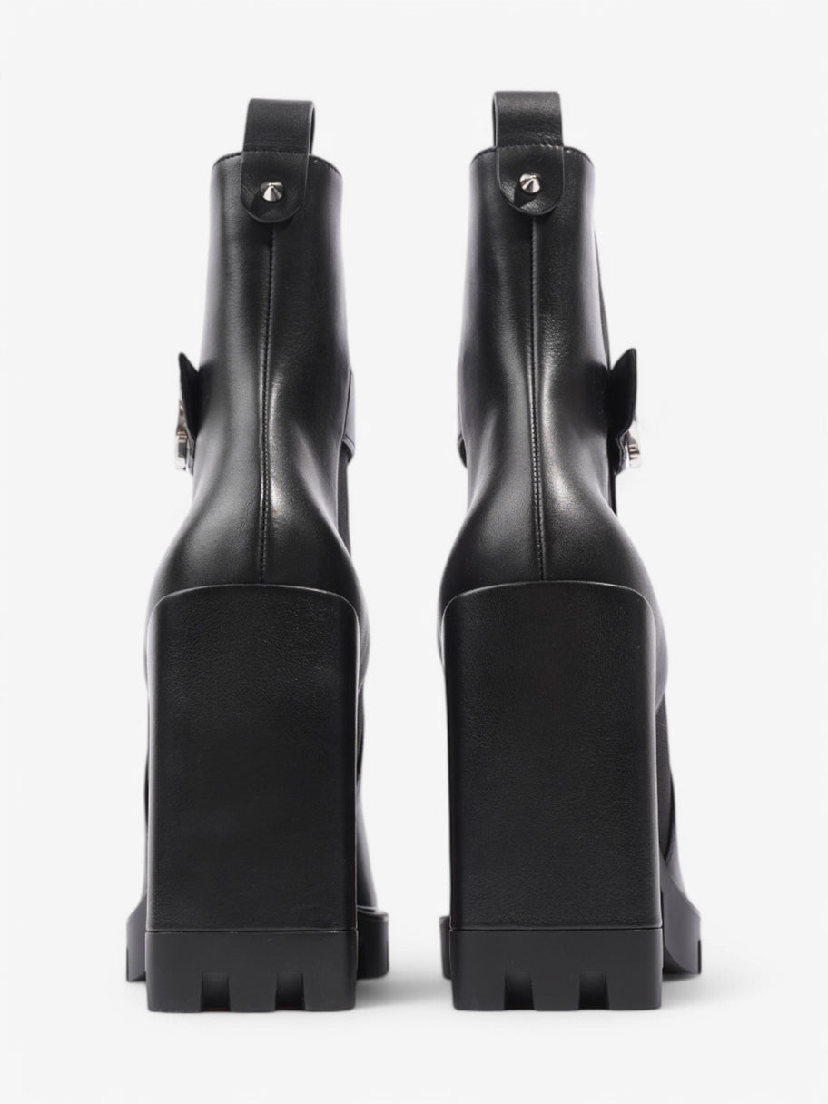 Christian Louboutin Chelsea Lug Boots 100 Black Leather EU 41 UK 8 Image 6