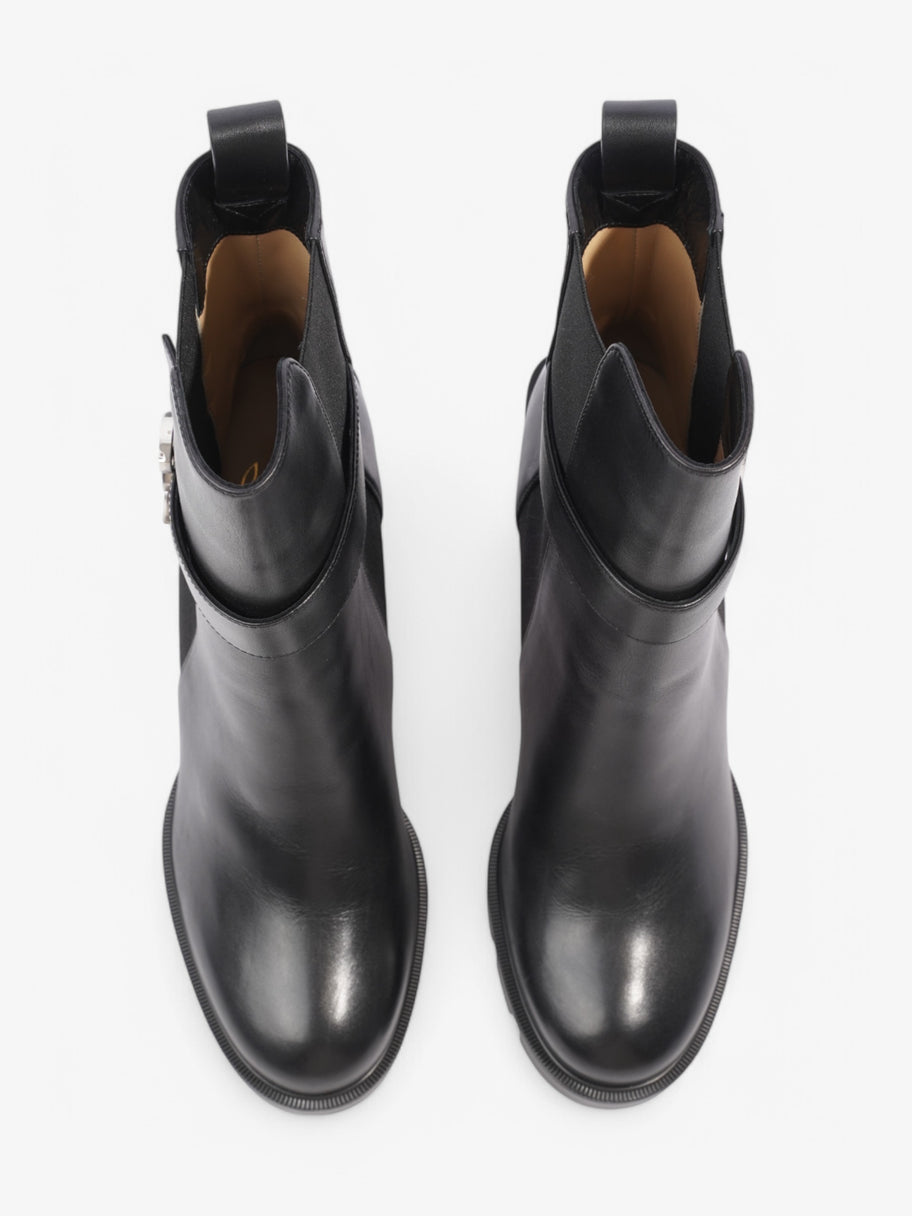 Christian Louboutin Chelsea Lug Boots 100 Black Leather EU 41 UK 8 Image 8