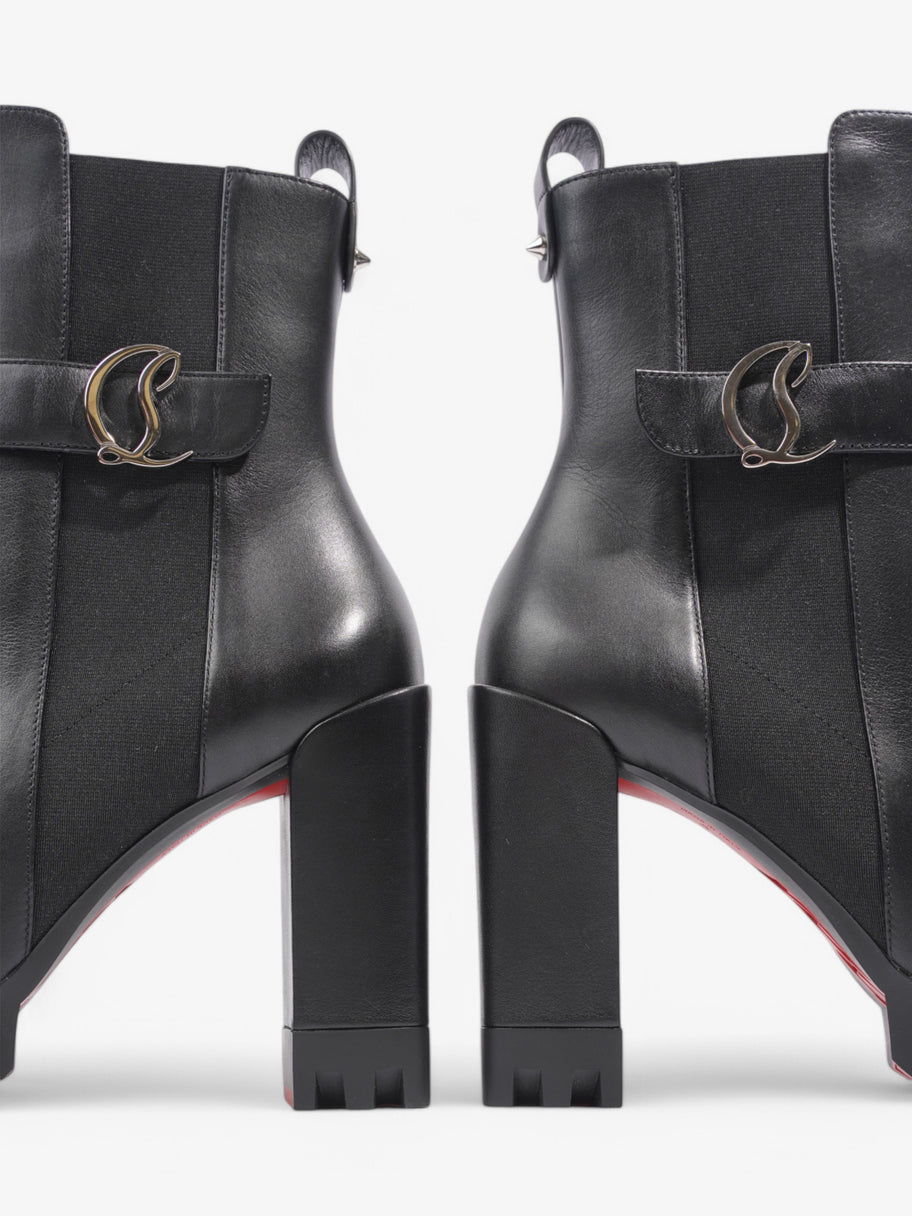 Christian Louboutin Chelsea Lug Boots 100 Black Leather EU 41 UK 8 Image 9