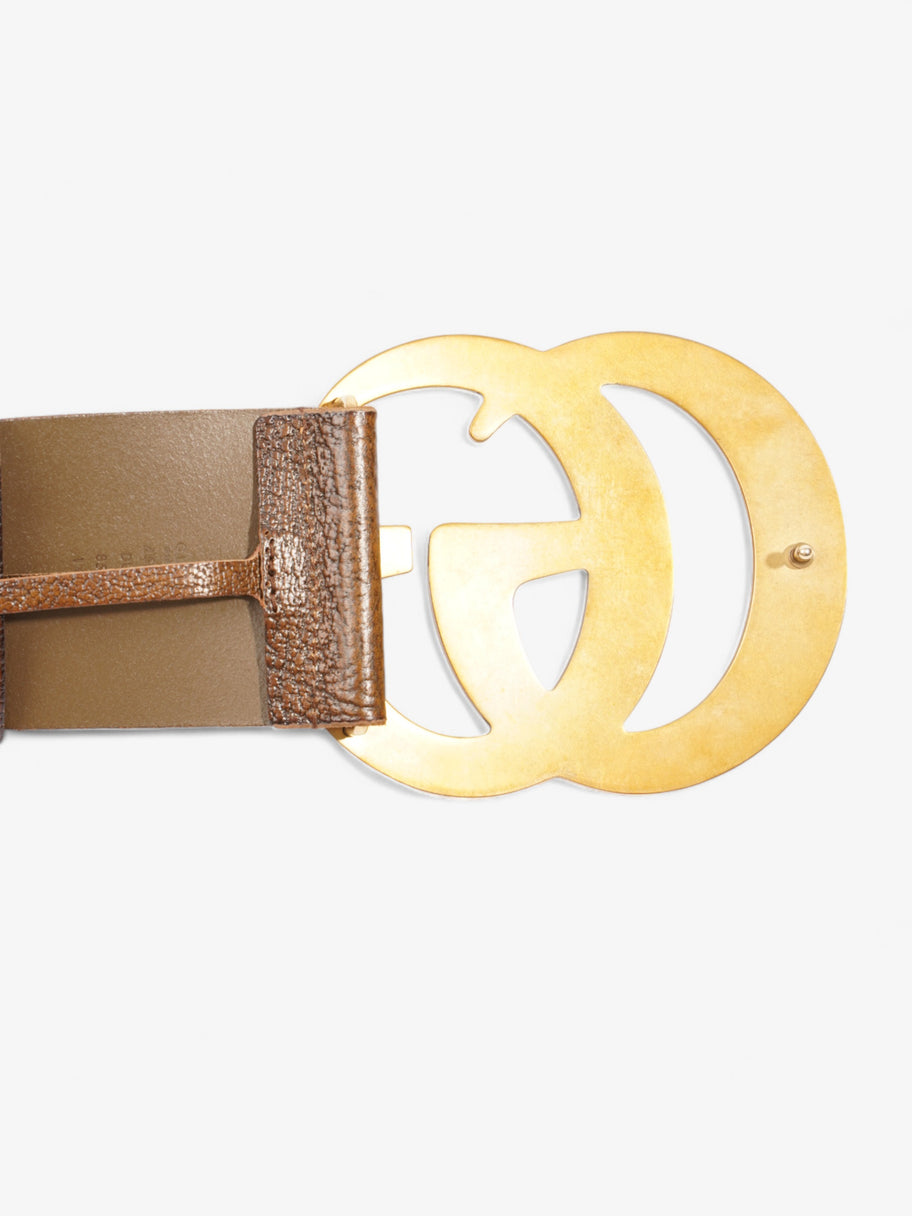 Gucci GG Marmont Extra Wide Belt Brown Leather 85cm / 34