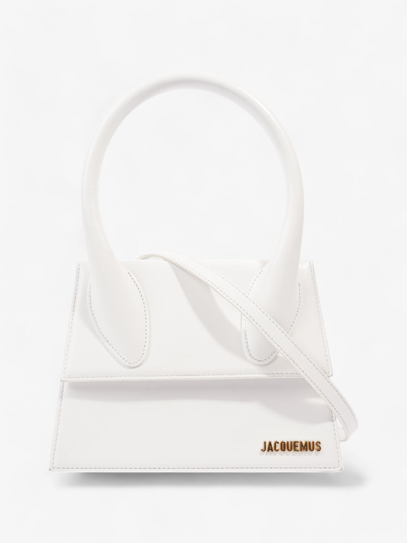 Jacquemus Le Chiquito White Leather Grande