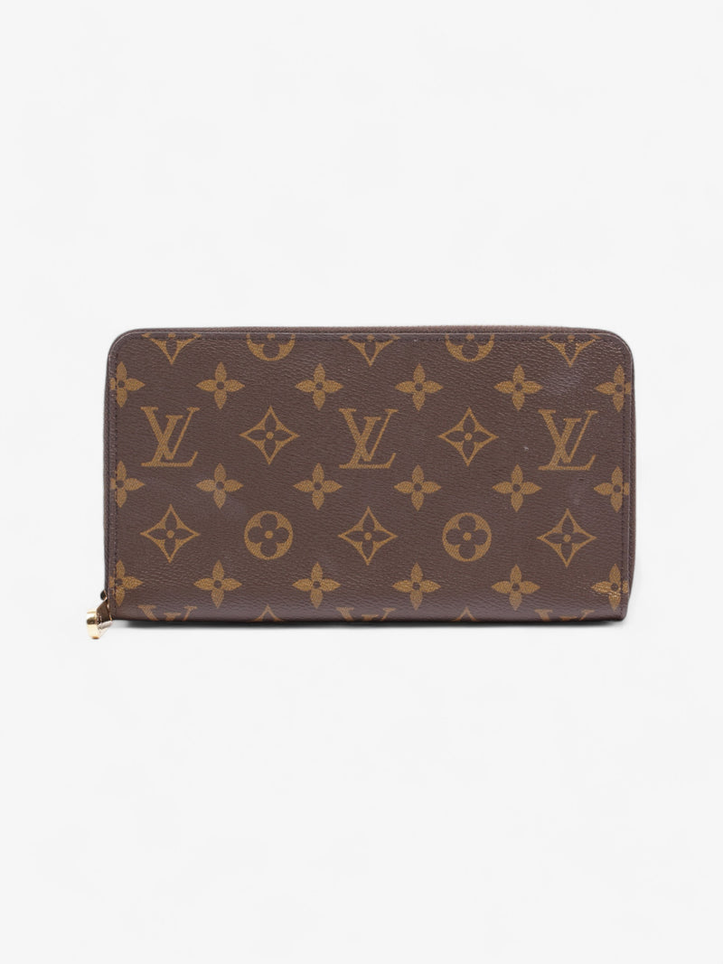  Louis Vuitton Zippy Organiser Zip Round Wallet Monogram / Gold Coated Canvas