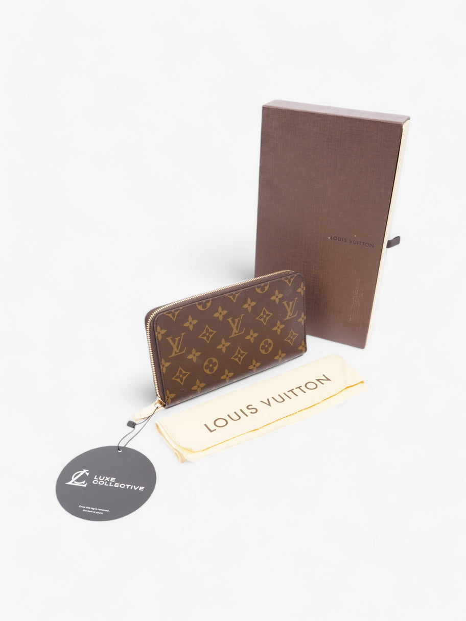 Louis Vuitton Zippy Organiser Zip Round Wallet Monogram / Gold Coated Canvas Image 7