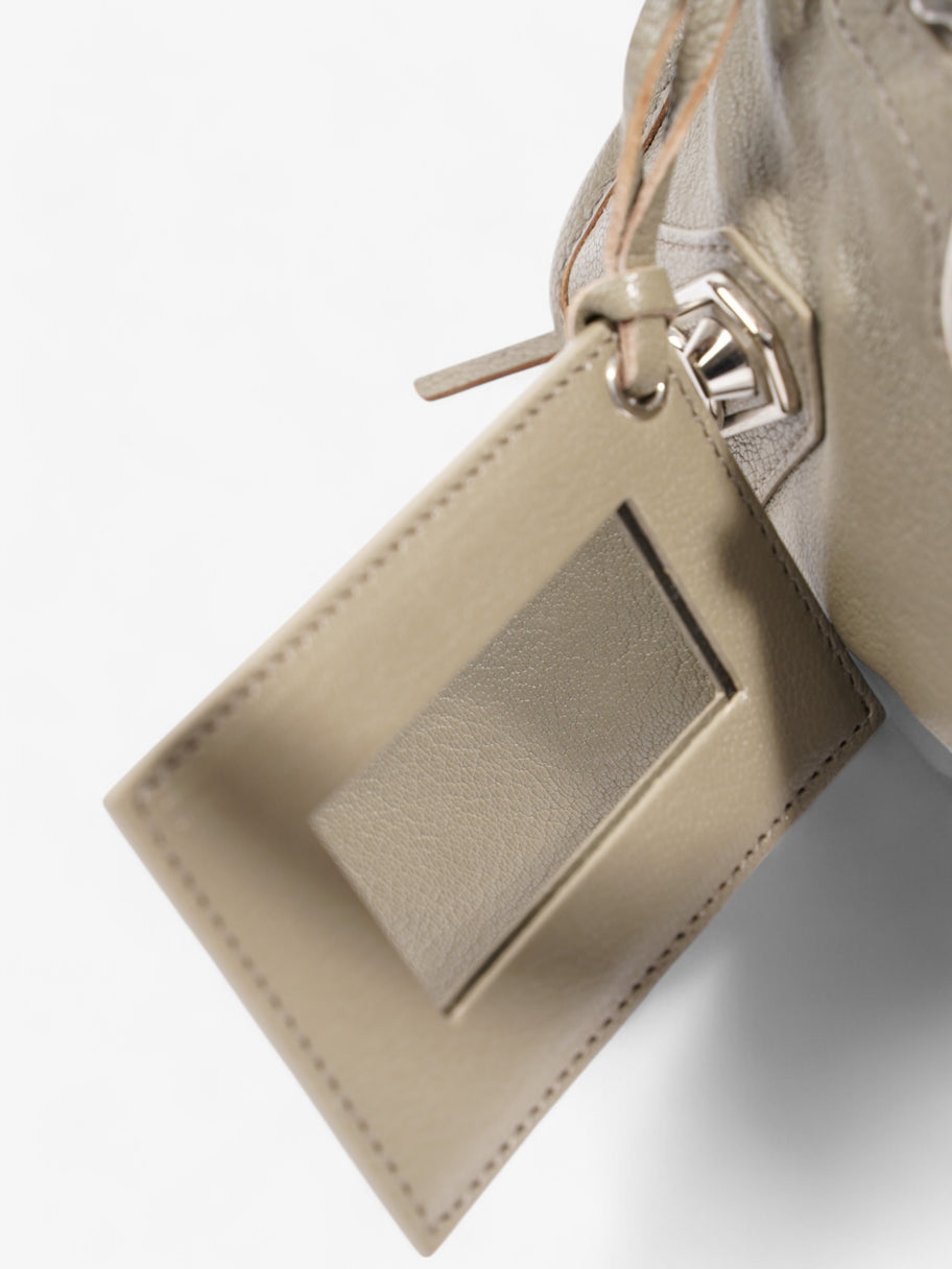 Balenciaga Le City Taupe Grey Lambskin Leather Mini Image 7