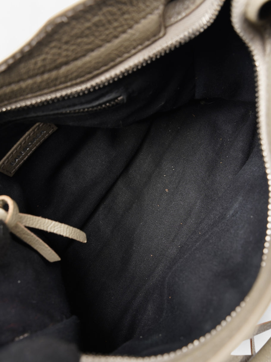 Balenciaga Le City Taupe Grey Lambskin Leather Mini Image 8