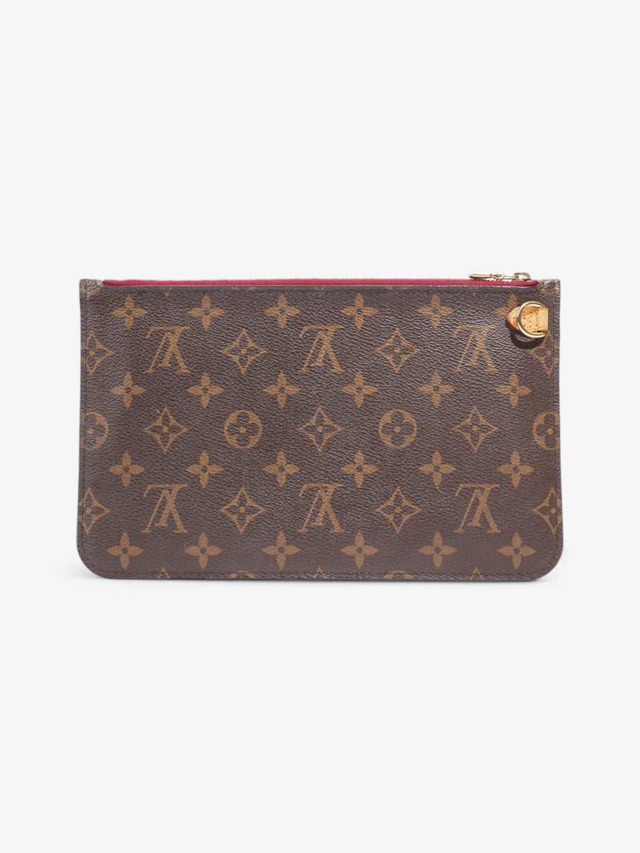 Louis Vuitton Neverfull Clutch Monogram Coated Canvas Image 3