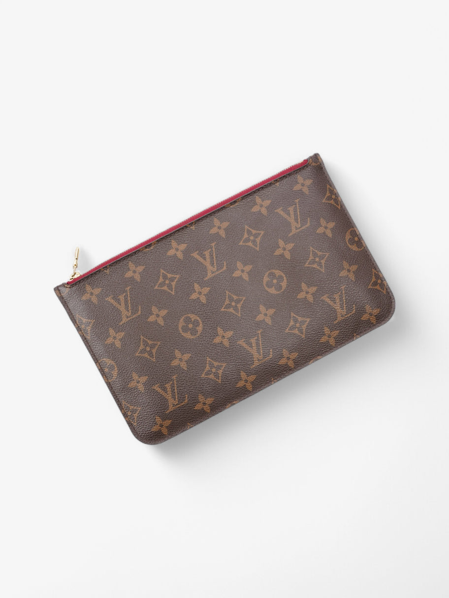 Louis Vuitton Neverfull Clutch Monogram Coated Canvas Image 4