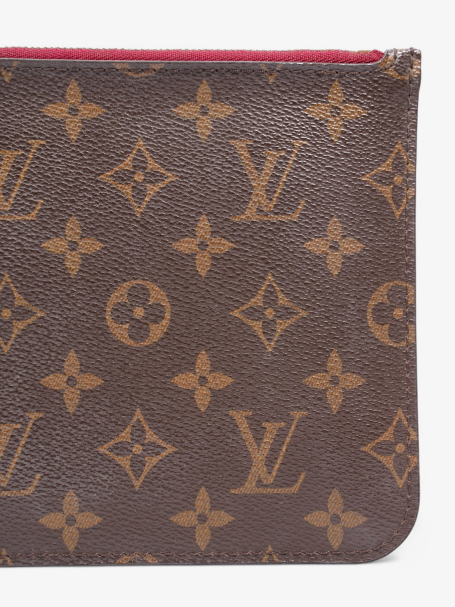 Louis Vuitton Neverfull Clutch Monogram Coated Canvas Image 5
