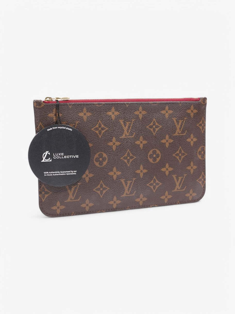 Louis Vuitton Neverfull Clutch Monogram Coated Canvas Image 7