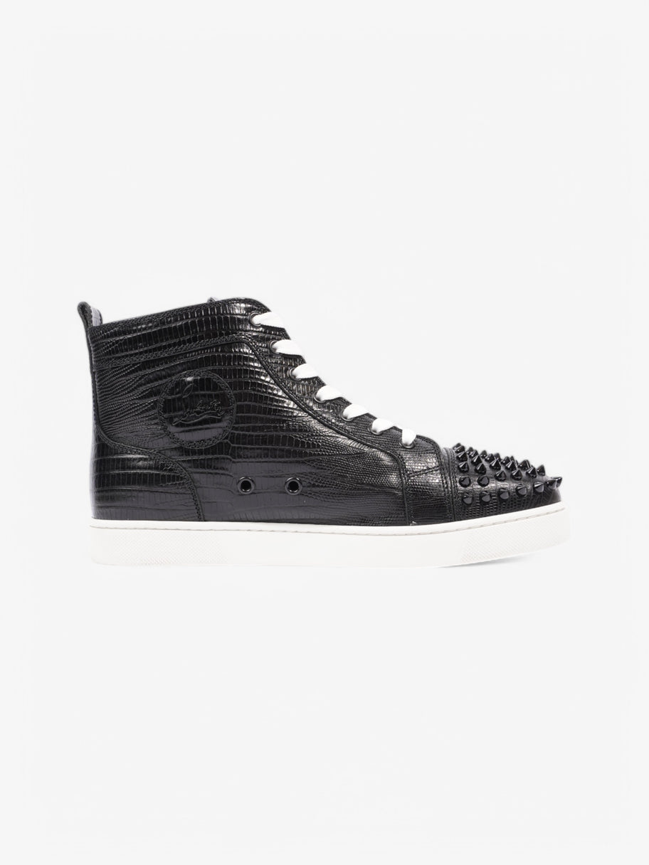 Christian Louboutin Lou Spikes High-tops Black Leather EU 40 UK 7 Image 4