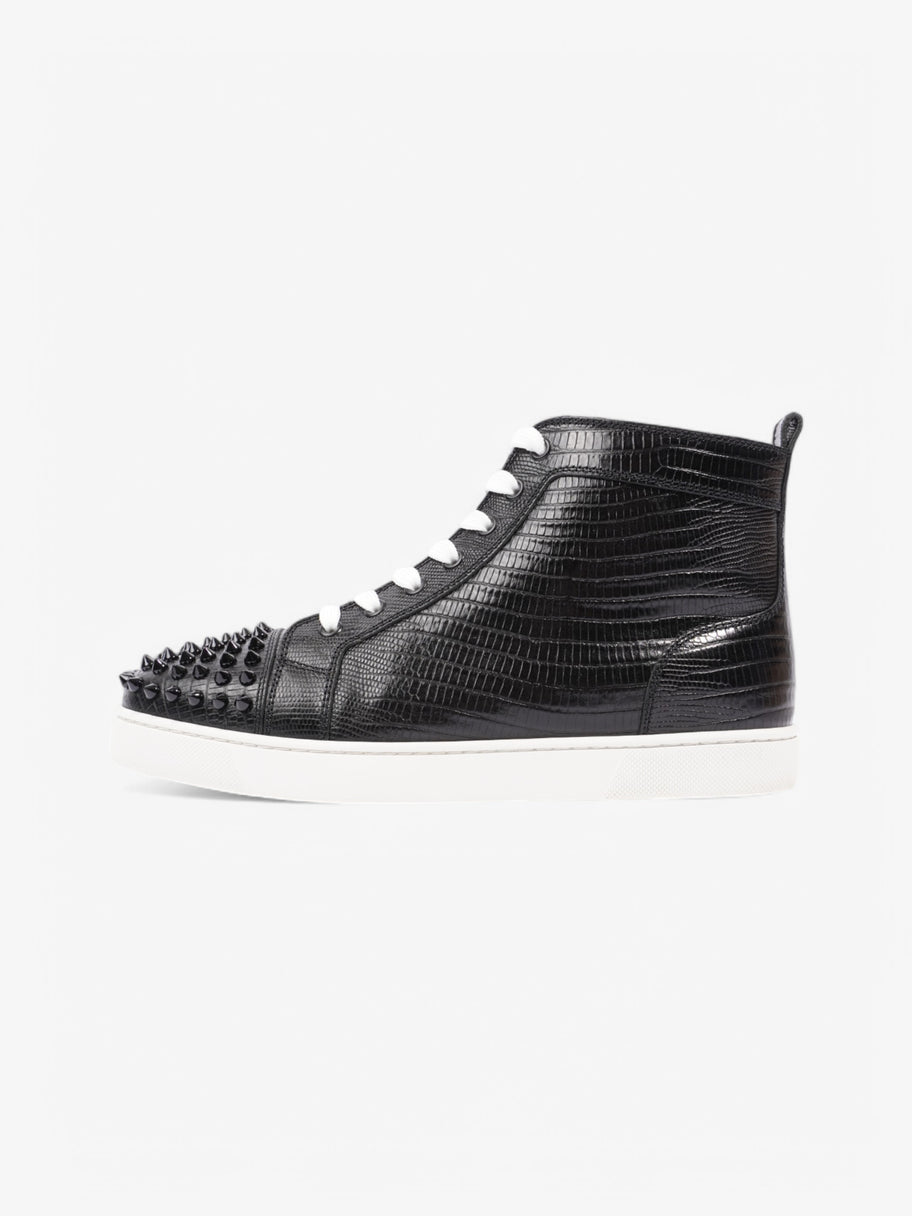 Christian Louboutin Lou Spikes High-tops Black Leather EU 40 UK 7 Image 5