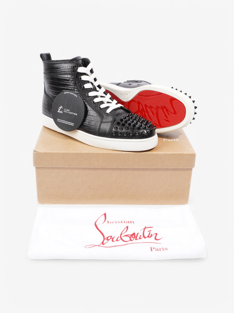 Christian Louboutin Lou Spikes High-tops Black Leather EU 40 UK 7 Image 9