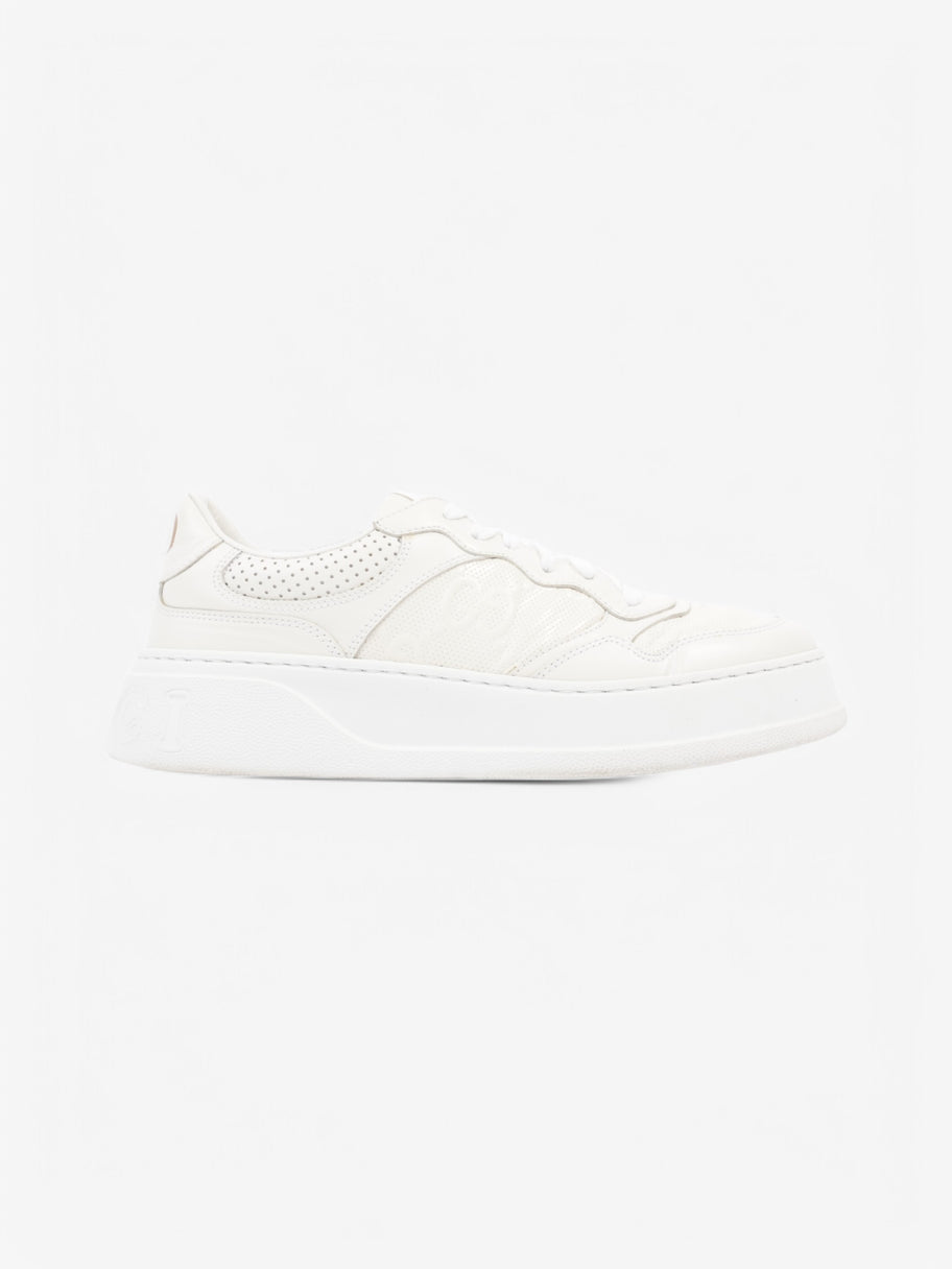 Gucci GG Embossed Chunky Sneakers White  Leather EU 41 UK 7 Image 1