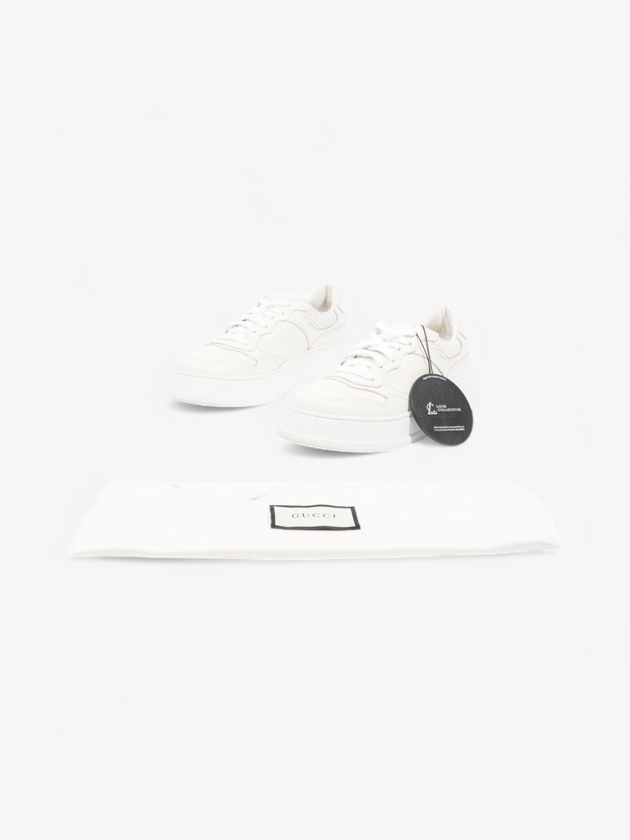 Gucci GG Embossed Chunky Sneakers White  Leather EU 41 UK 7 Image 10