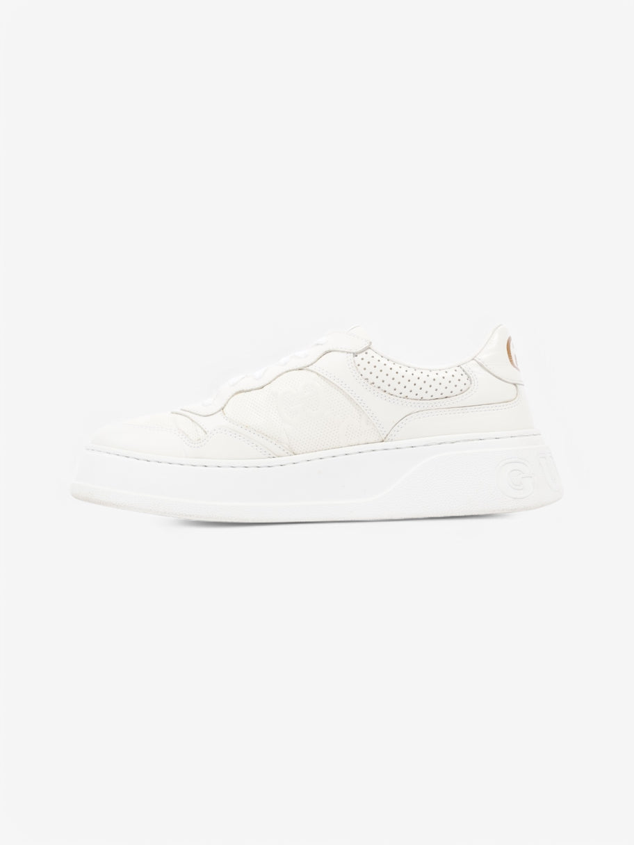 Gucci GG Embossed Chunky Sneakers White  Leather EU 41 UK 7 Image 3