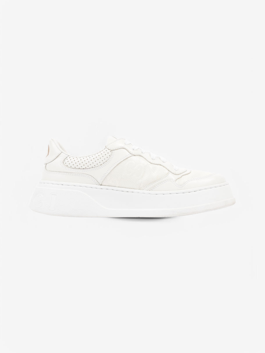 Gucci GG Embossed Chunky Sneakers White  Leather EU 41 UK 7 Image 4