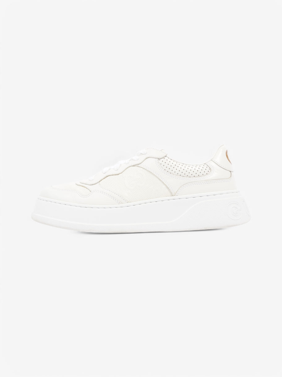 Gucci GG Embossed Chunky Sneakers White  Leather EU 41 UK 7 Image 5