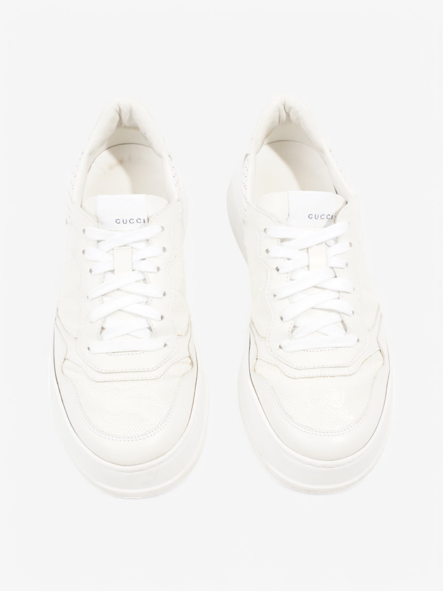 Gucci GG Embossed Chunky Sneakers White  Leather EU 41 UK 7 Image 8
