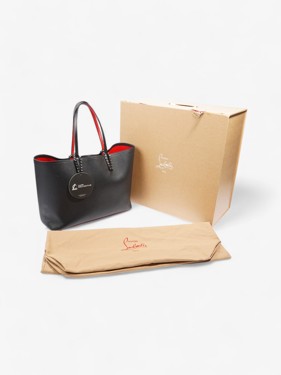 Christian Louboutin Cabata Tote Black Calfskin Leather Image 11