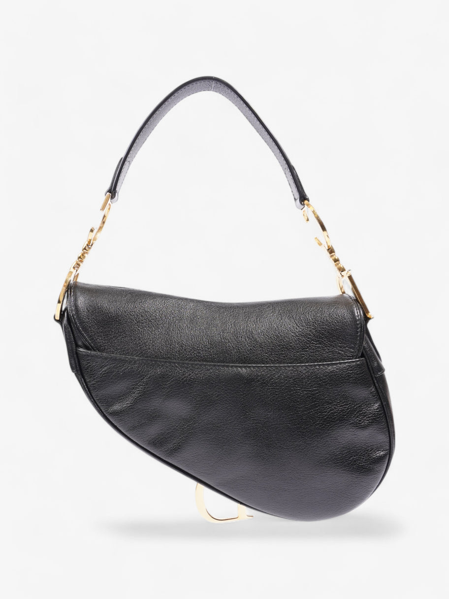Christian Dior Saddle Bag Black Calfskin Leather Image 4