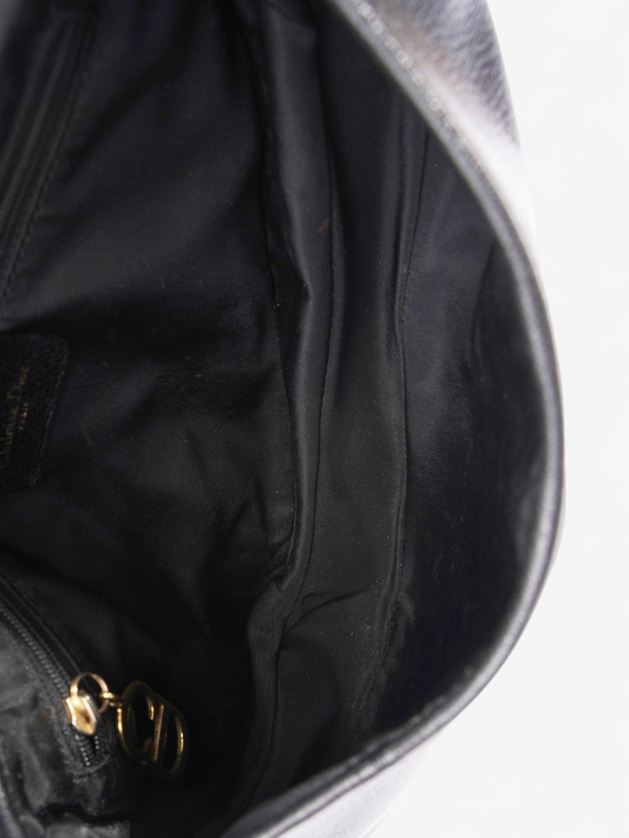 Christian Dior Saddle Bag Black Calfskin Leather Image 9