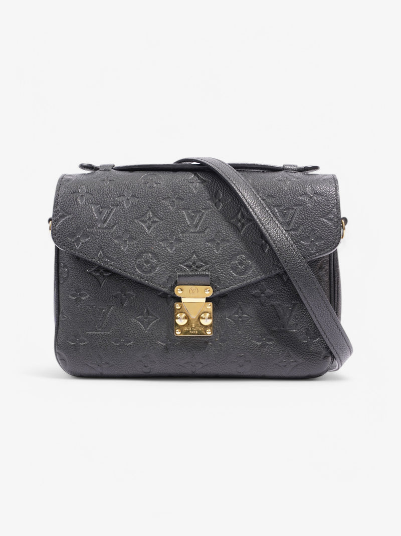  Louis Vuitton Pochette Metis Black Empreinte Leather