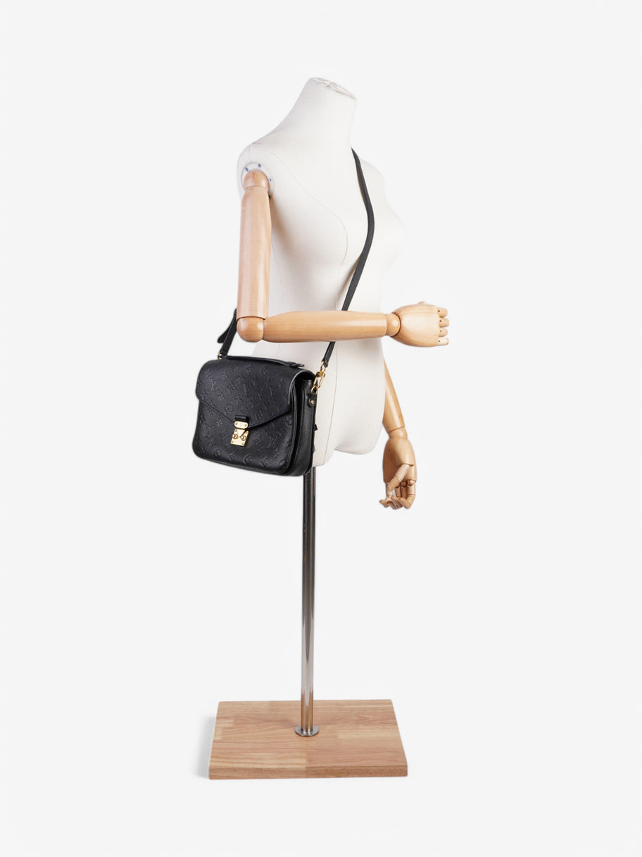 Louis Vuitton Pochette Metis Black Empreinte Leather Image 2