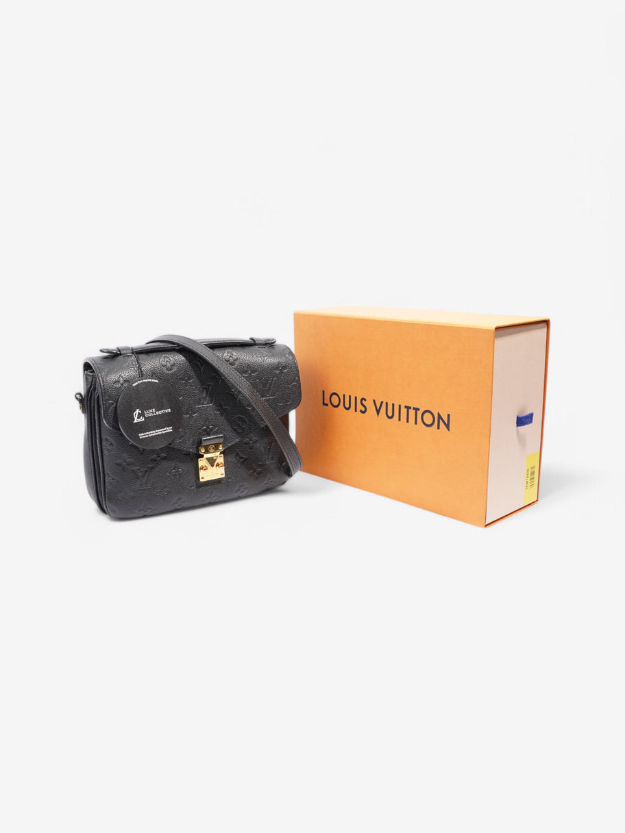 Louis Vuitton Pochette Metis Black Empreinte Leather Image 9