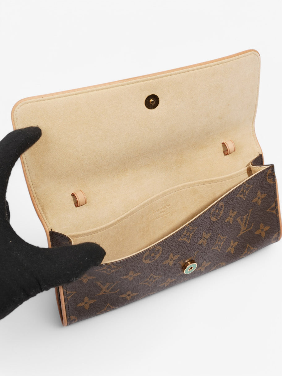 Louis Vuitton Pochette Twin Monogram Coated Canvas GM Image 7