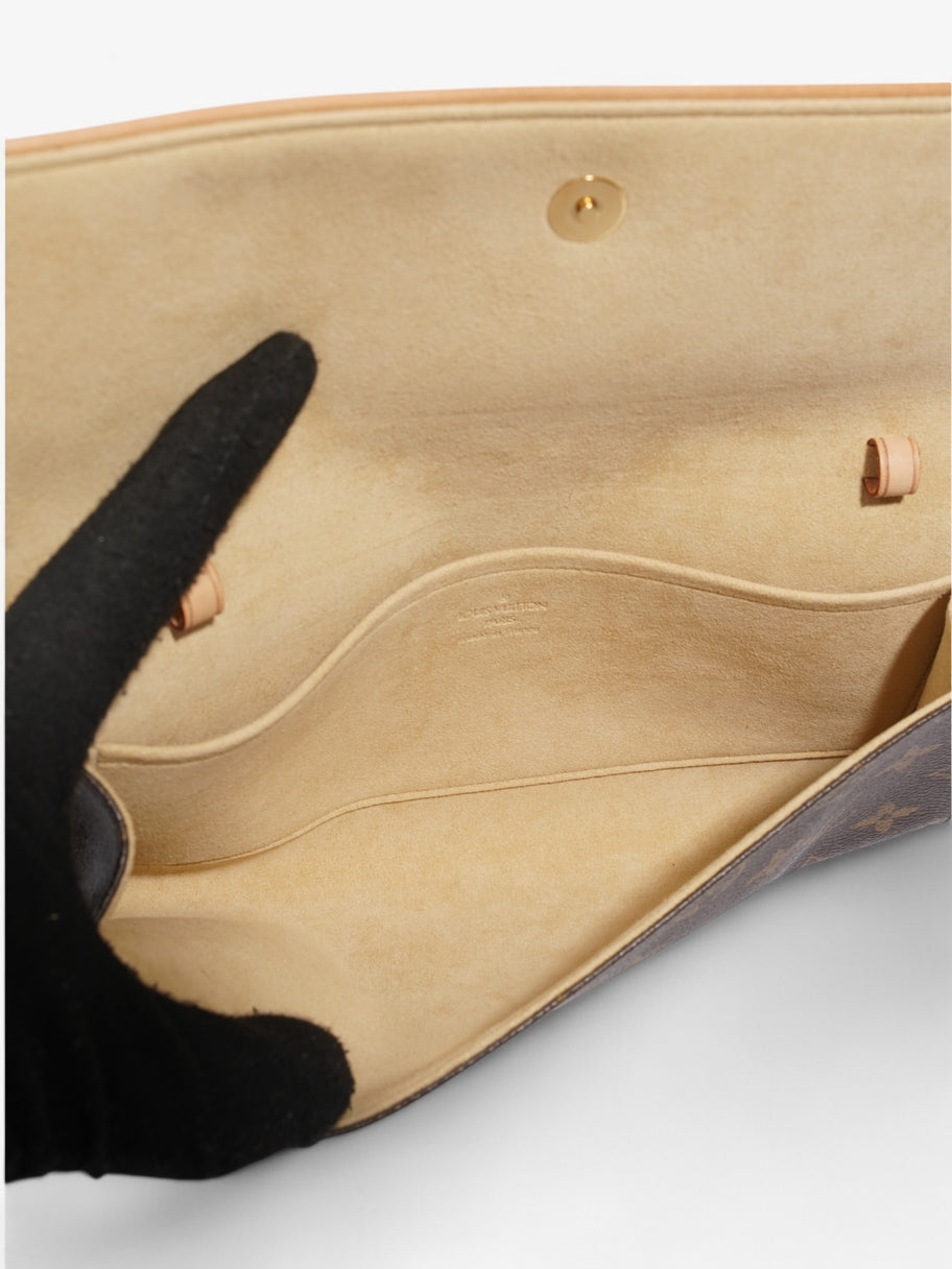Louis Vuitton Pochette Twin Monogram Coated Canvas GM Image 8