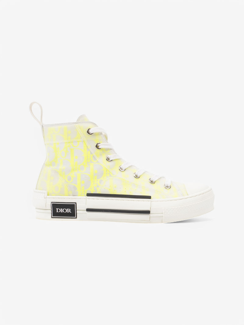  Christian Dior B23 High-tops White  / Yellow Rubber EU 38 UK 5