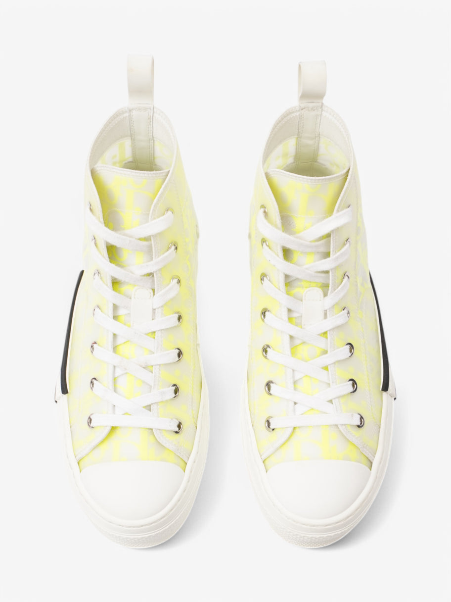 Christian Dior B23 High-tops White  / Yellow Rubber EU 38 UK 5 Image 8