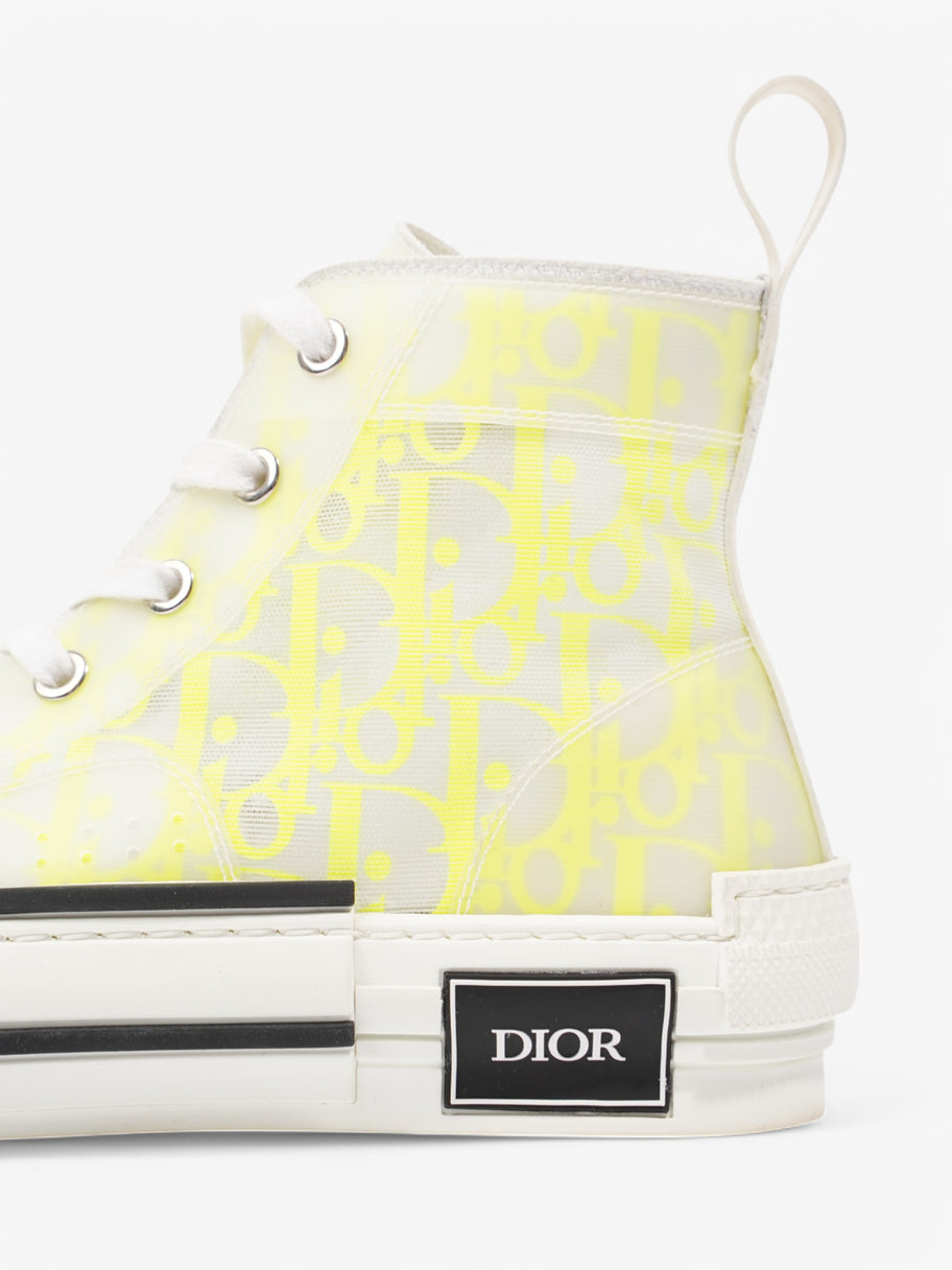Christian Dior B23 High-tops White  / Yellow Rubber EU 38 UK 5 Image 9