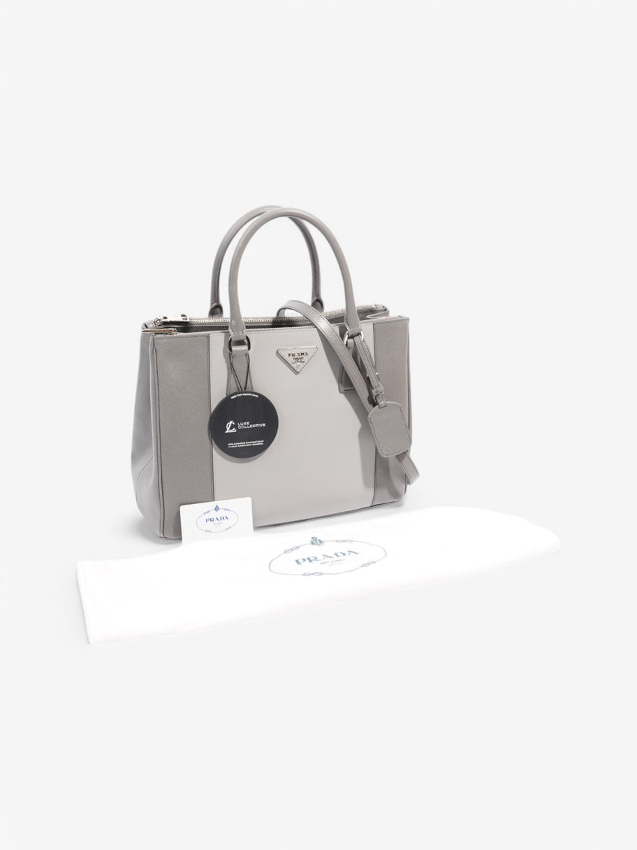 Prada Galleria Grey Saffiano Leather 32x24x13.6 Image 10