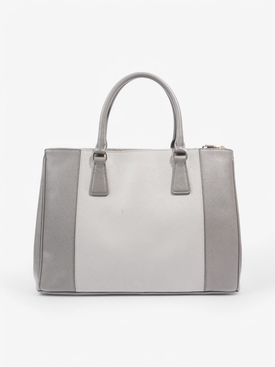Prada Galleria Grey Saffiano Leather 32x24x13.6 Image 4