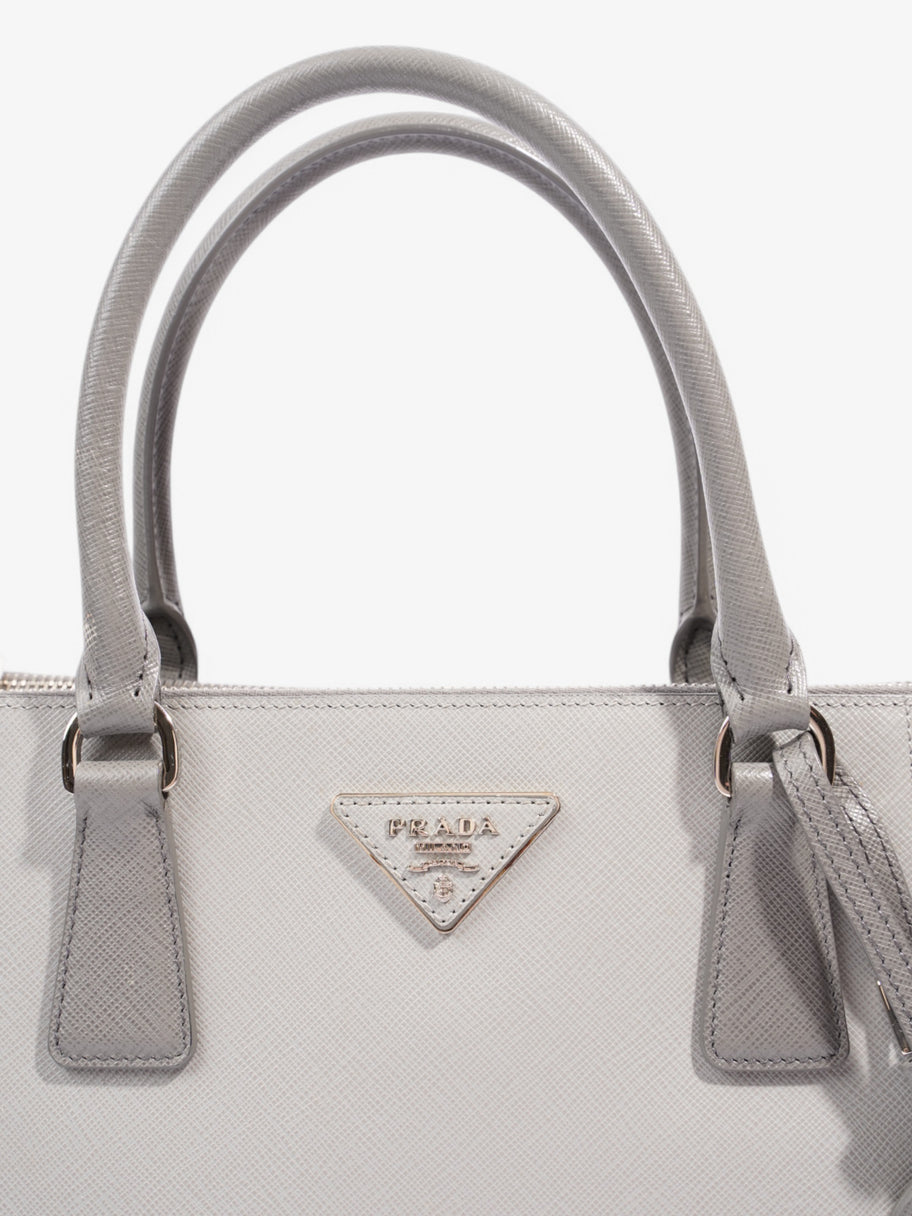 Prada Galleria Grey Saffiano Leather 32x24x13.6 Image 7