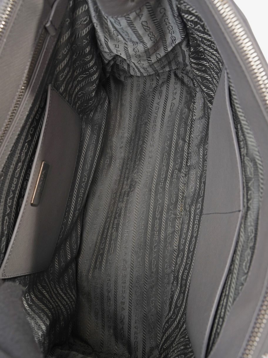 Prada Galleria Grey Saffiano Leather 32x24x13.6 Image 9