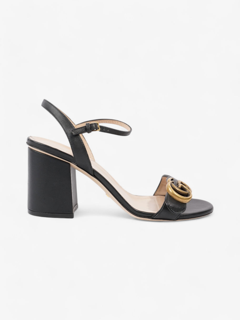 Gucci GG Marmont Sandals 70 Black Leather EU 37 UK 4 Image 1