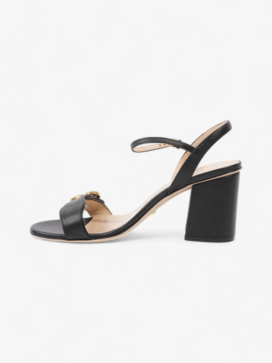 Gucci GG Marmont Sandals 70 Black Leather EU 37 UK 4 Image 3