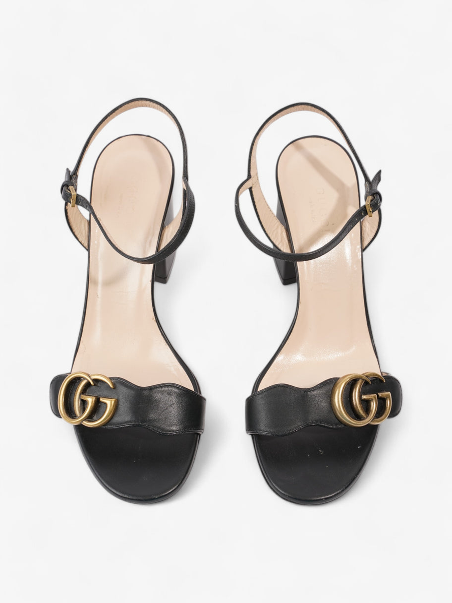 Gucci GG Marmont Sandals 70 Black Leather EU 37 UK 4 Image 8