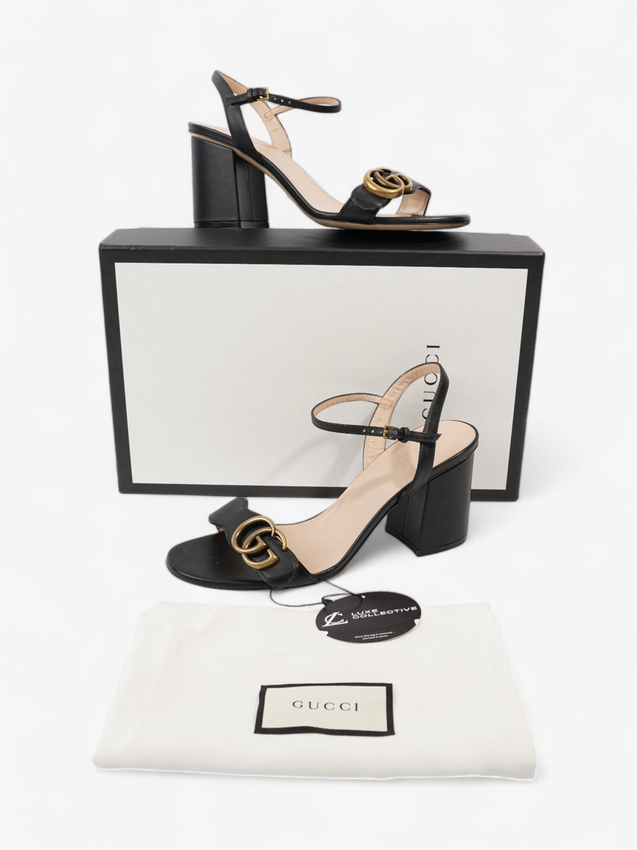 Gucci GG Marmont Sandals 70 Black Leather EU 37 UK 4 Image 9